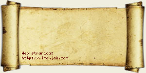 Janoš Backović vizit kartica